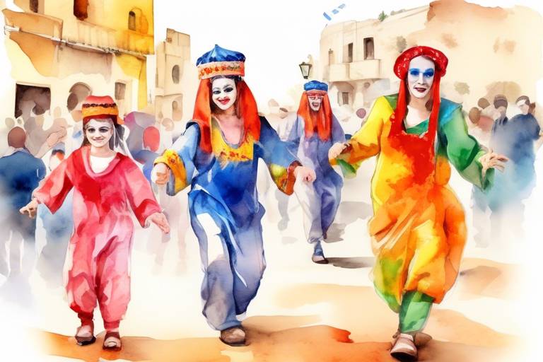 İsrail'deki Purim Festivali ve Kostüm Yarışmaları