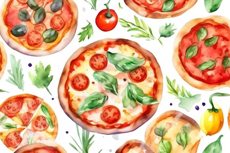 Vejetaryen Pizzaları Süsleme Fikirleri