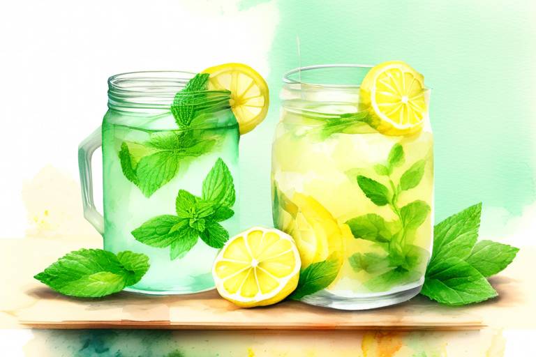 Limonata ve Nane Demlemesi Yapımı