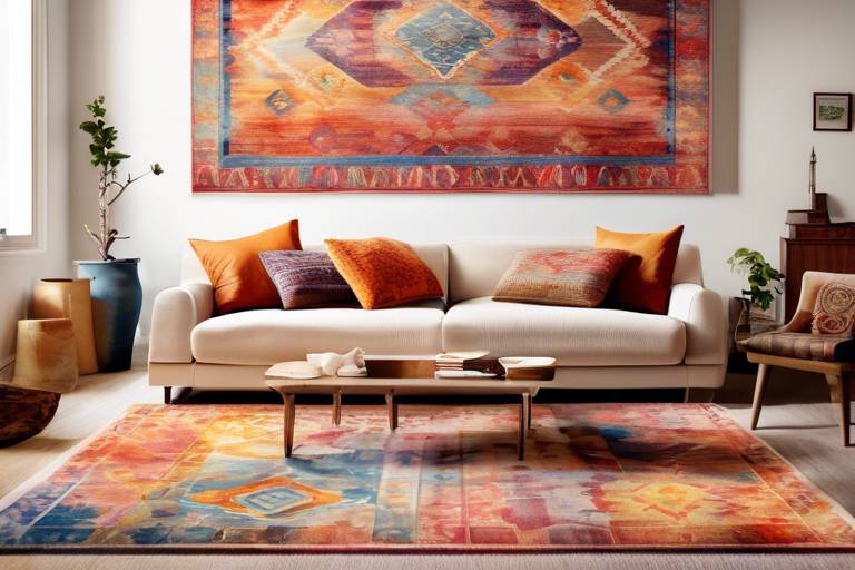 Oturma Odası İçin Trend Halı ve Kilim Modelleri