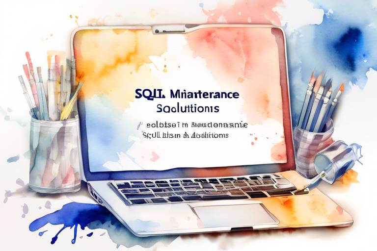 Veritabanı Bakımı: SQL Yöneticilerine İpuçları ve Çözümler