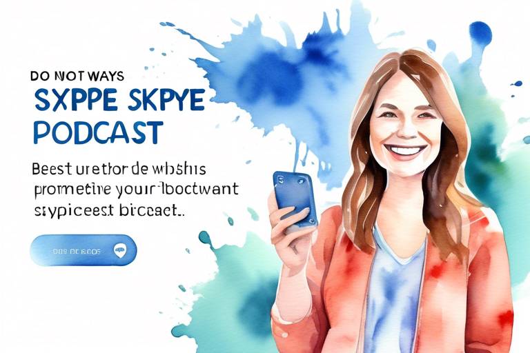 Skype Podcast Yayınlarınızı Tanıtmak İçin En İyi Yollar