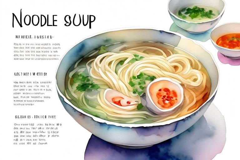 Noodle Çorbası İçin Mükemmel Tarifler