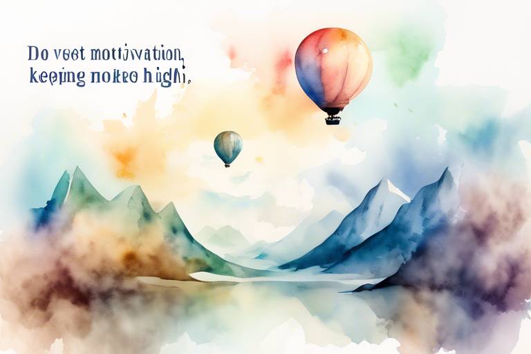 Motivasyonu Yüksek Tutmanın Önemi