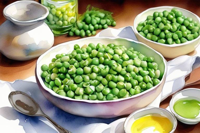 Zeytinyağlı Bezelye Salatası Tarifi