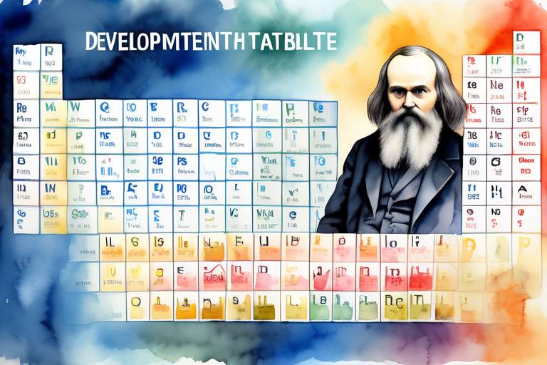 Mendeleev ve Modern Periyodik Tablo: Gelişim ve Güncel Uygulamalar