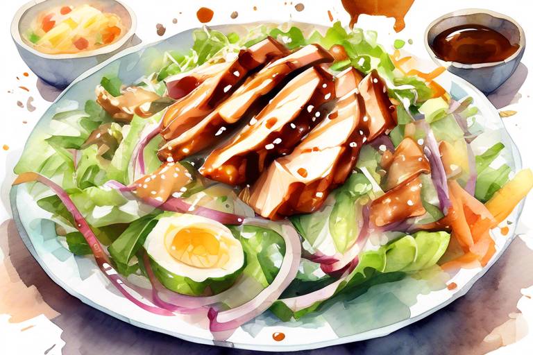 Etin Doyumsuz Lezzeti: Özel Teriyaki Tavuklu Salata