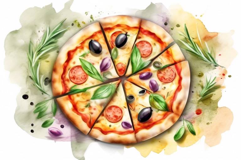 Zeytin Yağı ve Taze Otların Tadını Hissedeceğiniz Pizzalar