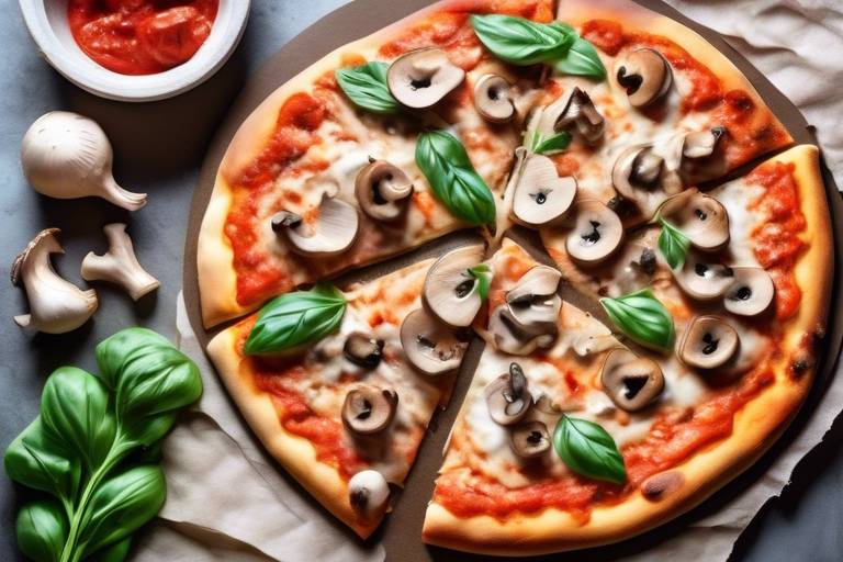 Fırında Tavuklu ve Mantarlı Glutensiz Pizza Tarifi