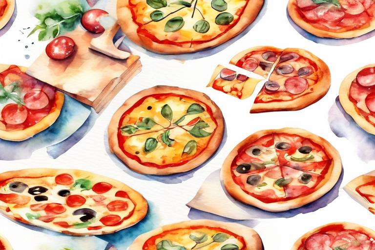 Pizza Sunumunda Kontrast Renkler: Nasıl Kullanılır?