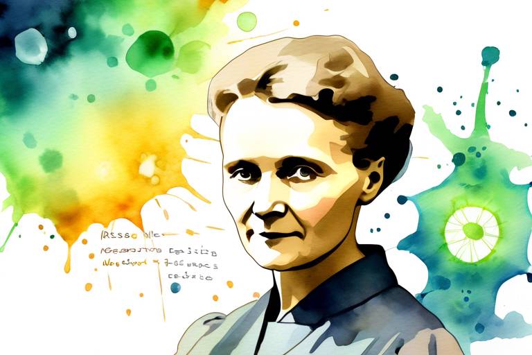 Marie Curie'nin Radyoaktif Elementler ve Araştırmaları 