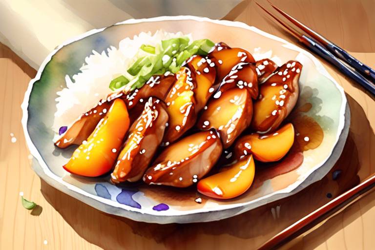 Lezzetli ve Kolay: Şeftalili Teriyaki Tavuk Yemeği