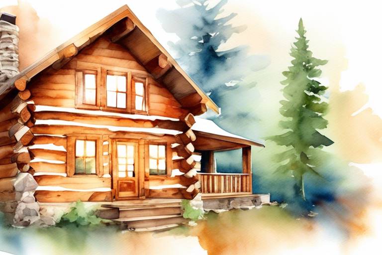 Log Cabin Ev Dekorasyonu İçin İpuçları