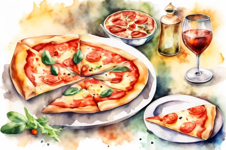 Pizza'nın İtalyan Restoranlarındaki Sunumu ve Servisi