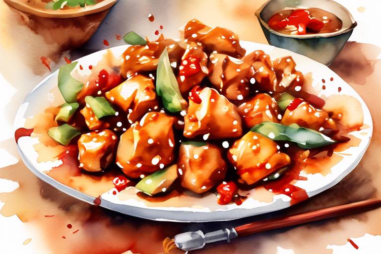 Acısıyla Lezzetiyle Kung Pao Tavuk Yemeği