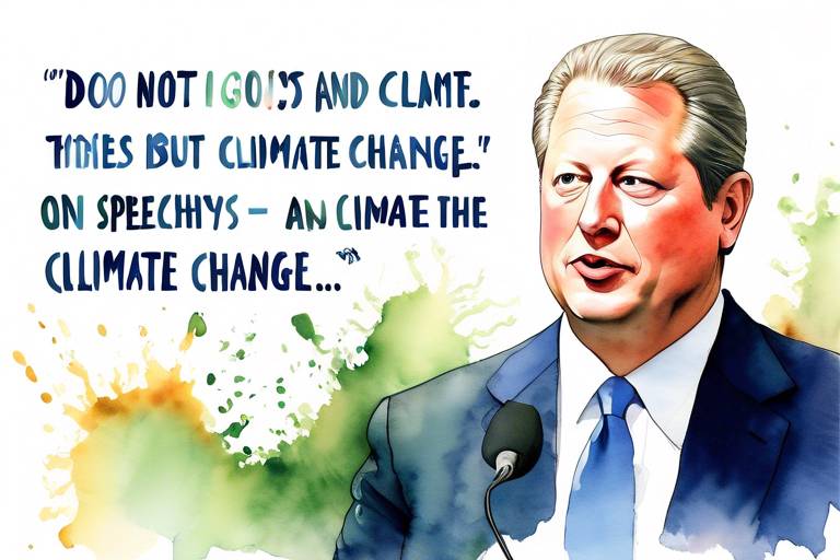 Al Gore'un İklim Değişikliği Hakkındaki Kitapları ve Konuşmaları 