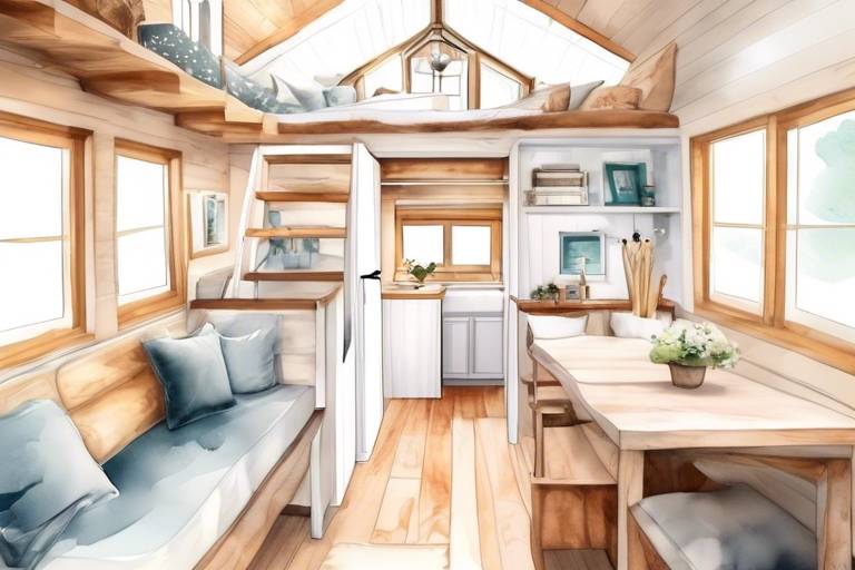 Konforlu ve Minimalist Tiny House Dekorasyon Fikirleri