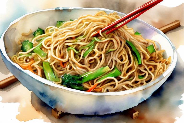 Noodle Yemeği Sevenler İçin: Sebzeli ve Etli Chow Mein Tarifi