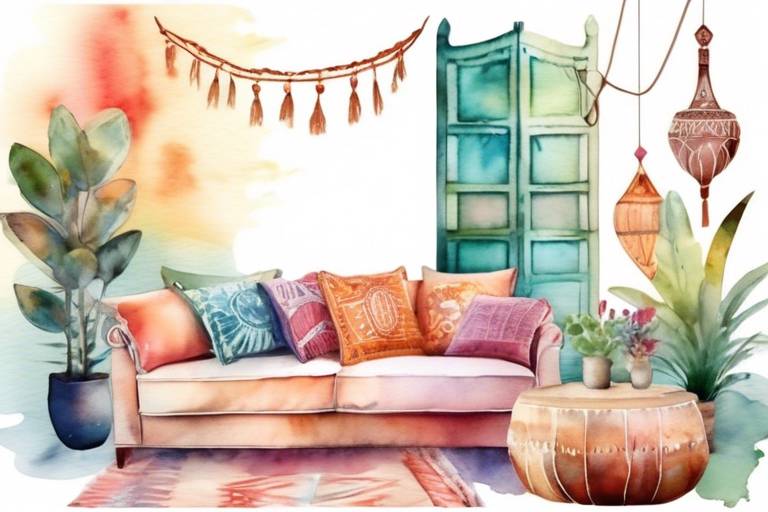 Etsy'de İlgi Çekici Boho Stil Mobilyalar