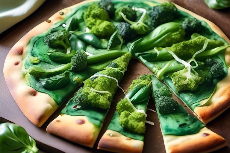 Yeşillikli Vegan Pizza Tarifi