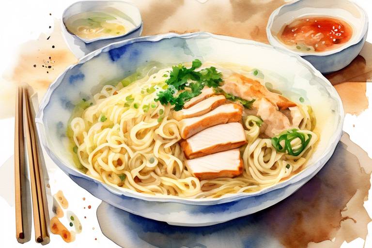 Denenmiş Noodle Çeşitleri: Tavuklu Noodle Yemeği