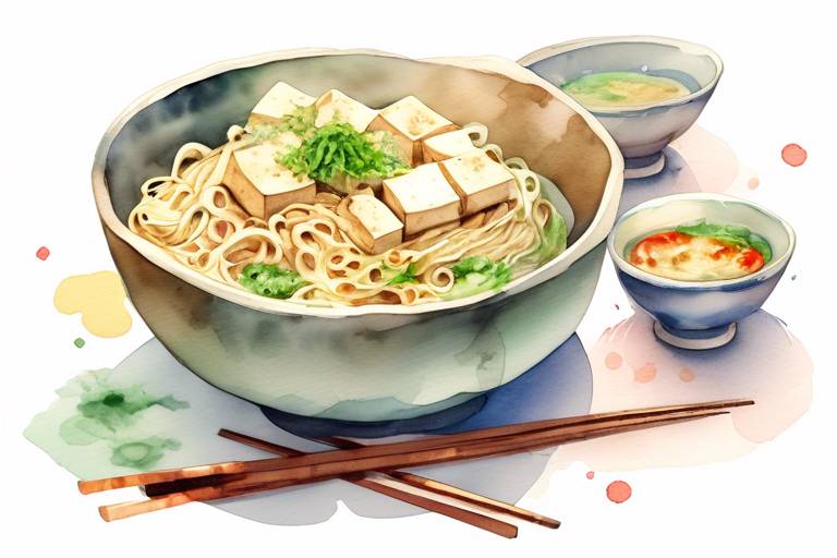 Tofu ve Noodle'larla Yapılan Yemekler