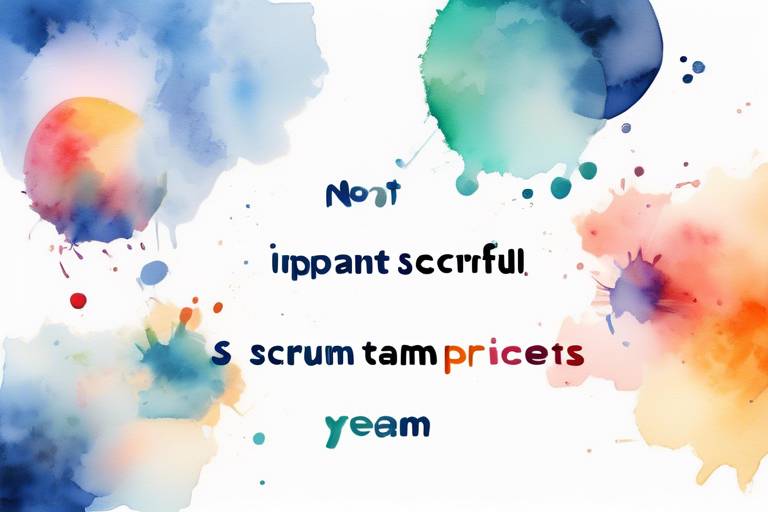 Scrum Ekiplerinin Başarılı Olması İçin İhtiyaç Duydukları Değerler ve İlkeler