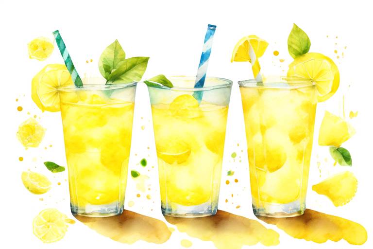 Limonata Alternatifleri: Limonlu Sodalı İçecekler