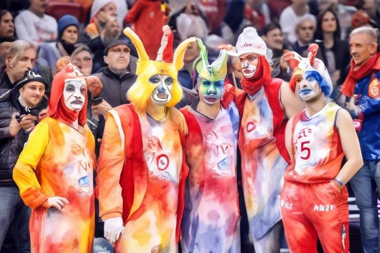 EuroLeague'deki En İyi Taraftar Kostümleri
