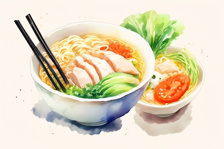 Sebzeli ve Tavuklu Uygun Fiyatlı Ramen Noodle