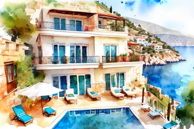 Türkiye'nin En Güzel Yerlerinden Kalkan'da Villa Tatili