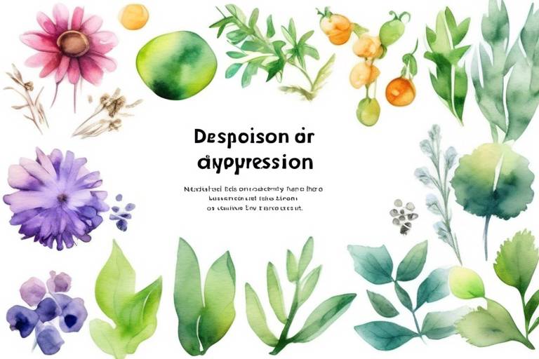 Depresyon ve Anksiyete Tedavisi İçin Doğal Çözümler