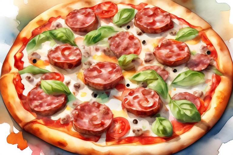 Pizza Topping'lerinde Bol Sokak Lezzeti: Kıymalı ve Sucuklu Seçenekler