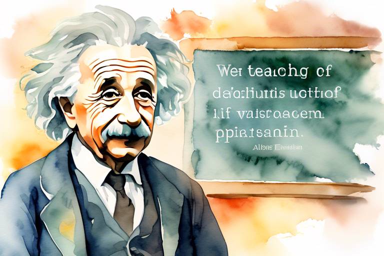 Albert Einstein'ın Eğitim ve Öğretim Felsefesi