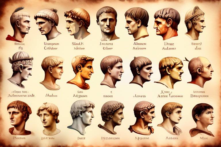 Eski Roma'da Meşhur İsimler: Julius Caesar, Augustus, Nero vb.