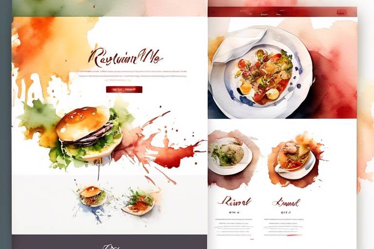 Restoran Web Sitesi Tasarımı