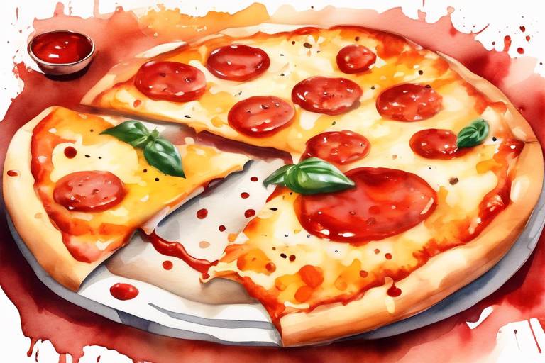 Pizza Üzerinde Sos ve Peynir Uyumları