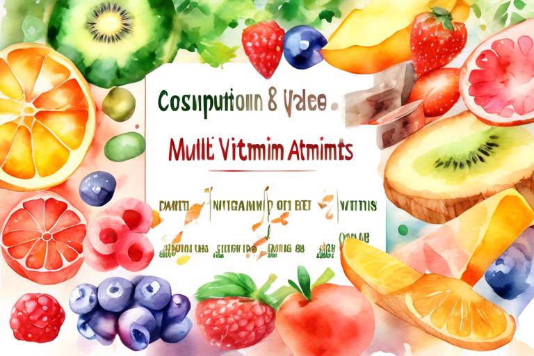 Multi-Vitamin Tüketimi ve Faydaları