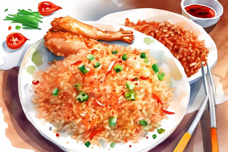 Acılı Tavuklu Çin Fried Rice Yapımı