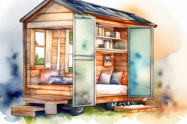 Tiny House'daki En Yaratıcı Depolama Fikirleri