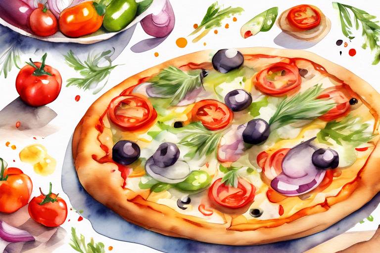 Taze Sebzelerle Hazırlanan Akdeniz Pizza Tarifleri