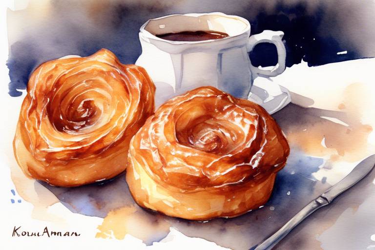 Fransız Café'nin Atıştırmalık Lezzetleri: Kouign-amann