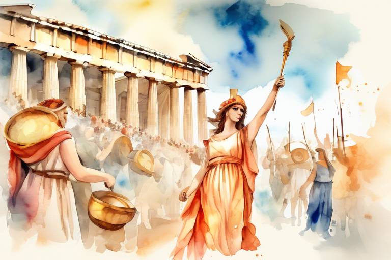 Yunanistan'da Tanrıça Athena'ya Adanmış Festival