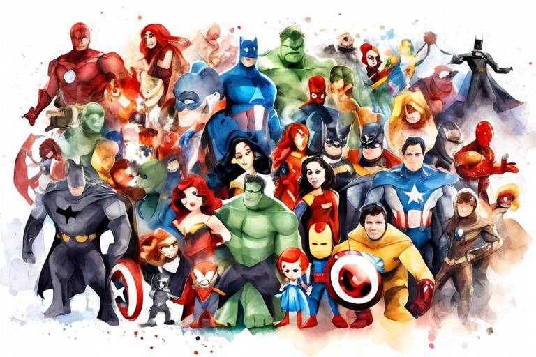 En Sevilen Karakterlerin Oyuncakları: Disney, Marvel, DC Comics 