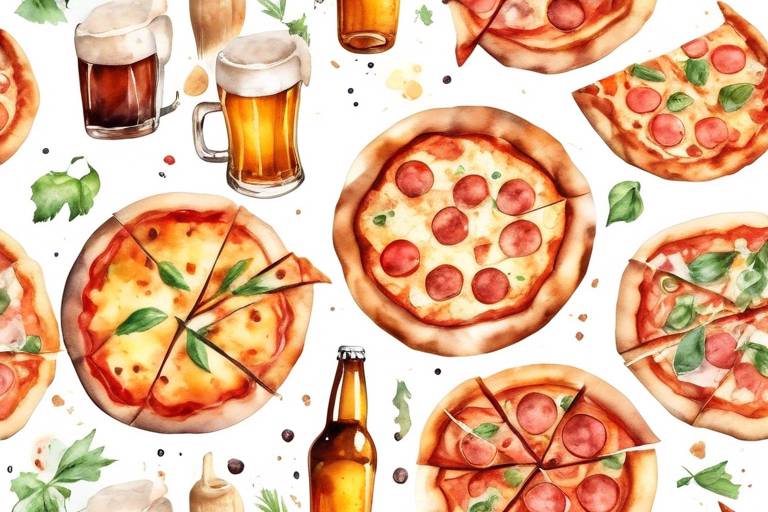 Bira sevenlerin seveceği pizzalar