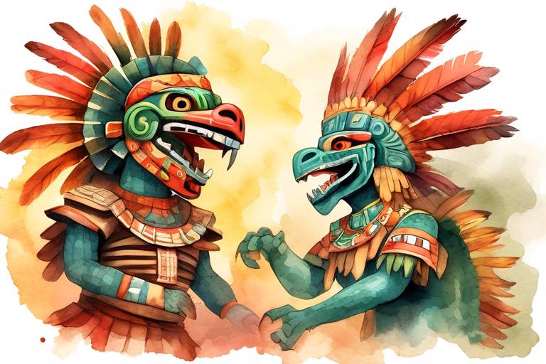 Aztek Mitolojisinde Kuzey Yarımküre: Quetzalcoatl ve Tezcatlipoca