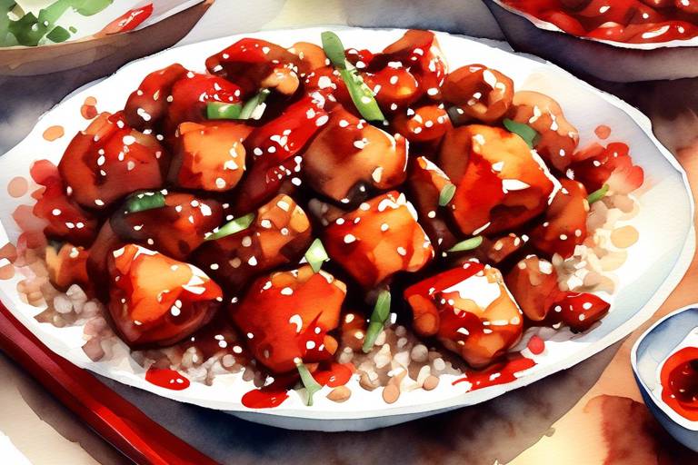 Acılı Kırmızı Etli Kung Pao Tavuk Tarifi