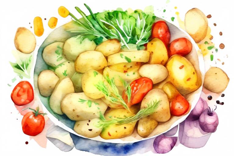 Patates ve Sebzelerden Hazırlanan Sağlıklı Kenarlar