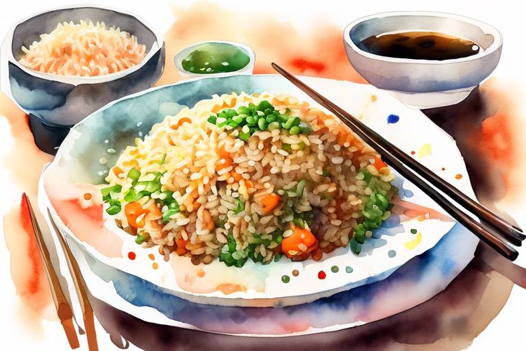 Soya Soslu Sebzeli Çin Pilavı Yapımı