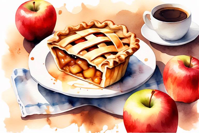 Kahve Aromasıyla Harmanlanmış Apple Pie